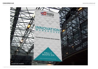 INNOVATION WAREHOUSE
© 2013 Sichi, Klaus Bravenboer, Peter Thomson
EXHIBITION BANNER
 
