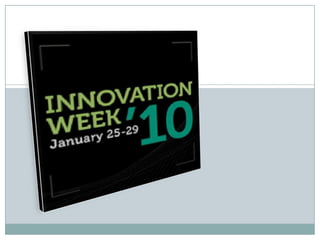 My oral presentation of the Innovation Week 