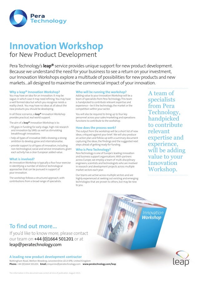 sheet ramada hotel fact Innovation workshop Sheet Fact