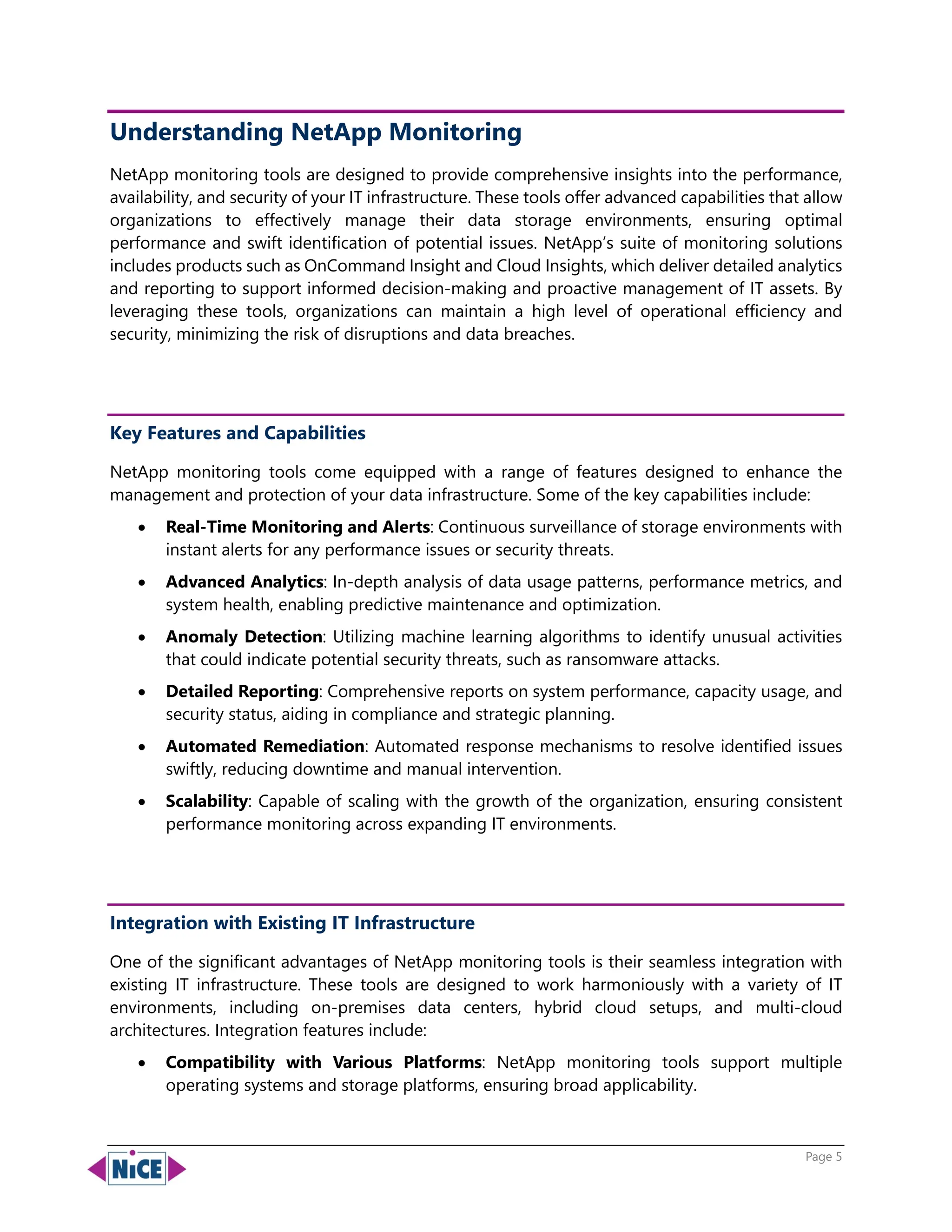 Approaches to Ransomware Protection with NetApp Monitoring | PDF