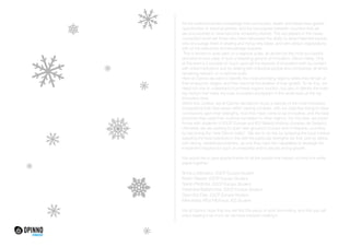 3
3
3

3

3

7
3

3

5

8

As the world becomes increasingly inter-connected, wealth and ideas have greater
opportunities to travel anywhere, and the boundaries between countries that we
are accustomed to have become increasing blurred. The key players in this newlyconnected world are those who have harnessed the ability to attract talented people,
who encourage them in sharing and trying new ideas, and who attract organizations
with all the resources and knowledge required.
This is known to work best on a regional scale, as shown by the most successful
and best-known case of such a breeding ground of innovation, Silicon Valley. Only
at this level is it possible to touch upon all the aspects of innovation both by contact
with entire institutions and by dealing with individual people and companies, all whilst
remaining relevant on a national scale.
Here at Opinno we want to identify the most promising regions whilst they remain at
their embryonic stages, and then become the enabler of their growth. To do this, we
need not only to understand how these regions function, but also to identify the main
key factors that make the main innovation ecosystem in the world work at the top
innovation level.
Within this context, we at Opinno decided to study a sample of the most innovative
ecosystems that have arisen within varying contexts, with our objective being to draw
conclusions upon their strengths, how they have come to be innovative, and the best
practices they used that could be translated to other regions. For this task, we joined
forces with students of ESCP Europe and IED Madrid (Instituto Europeo de Deseño).
Ultimately, we are seeking to open new ground in Europe and in Hispanic countries,
by becoming the “new Silicon Valley”. We aim to do this by analyzing the local context,
adapting the best practices in line with the particular strengths we find, and by allying
with strong, established partners, as only they have the capabilities to leverage the
investment required for such an enterprise and to secure strong growth.		
			
We would like to give special thanks to all the people that helped us bring this white
paper together:

Anna Lobkowicz, ESCP Europe Student
Kirstin Naeve, ESCP Europe Student
Sarah Pedroza, ESCP Europe Student
Vsevolod Batishchev, ESCP Europe Student
Saumitra Das, ESCP Europe Student
Mercedes Riba Michaus, IED Student
We at Opinno hope that you will find this piece of work illuminating, and that you will
enjoy reading it as much as we have enjoyed creating it.

3

 