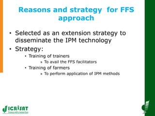 Innovative and successful Farmer Field Schools (FFS) experiences in Mali