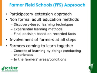 Innovative and successful Farmer Field Schools (FFS) experiences in Mali