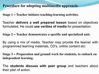 Innovative approaches for Teaching and Learning