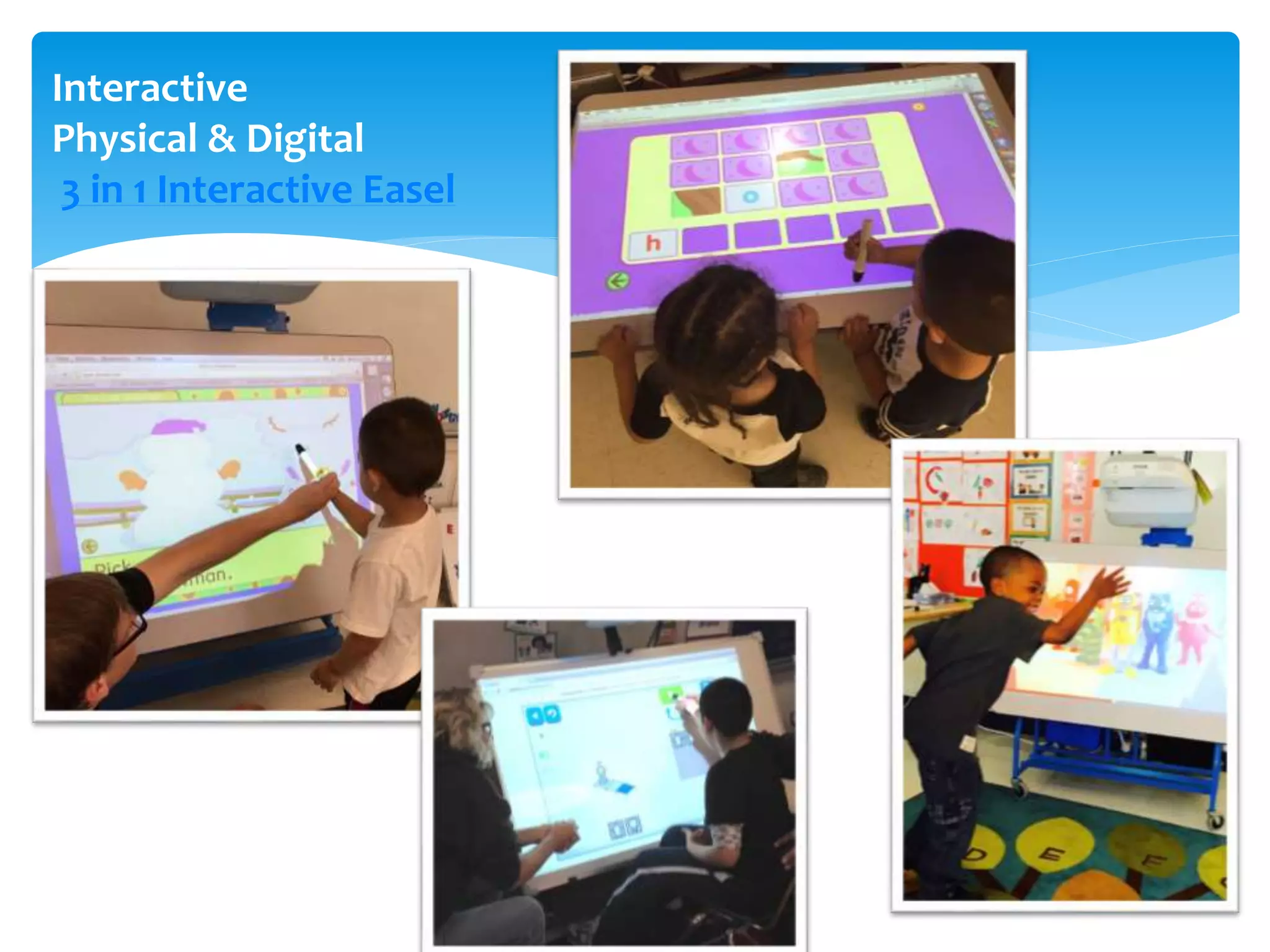 Interactive
Physical & Digital
3 in 1 Interactive Easel
 