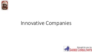 Innovative Companies
 
