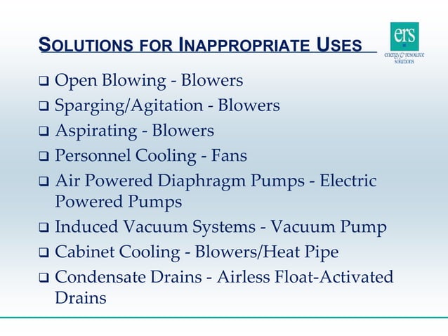 Innovative compressed air case studies | PPT