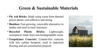 Innovative Construction Materials and Practices | PPTX