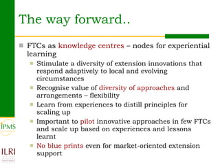 Innovations in agricultural extension: What can Ethiopia learn from global experiences?