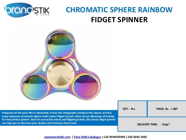holographic fidget spinner