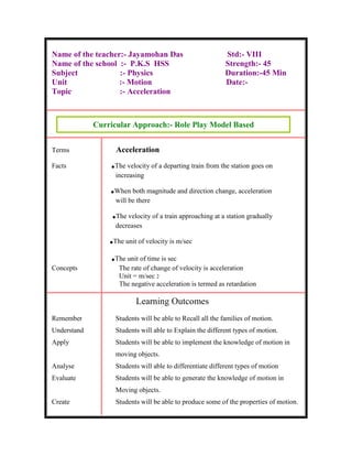 Innovative lesson template | PDF