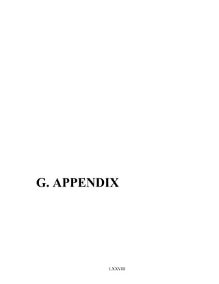 G. APPENDIX
LXXVIII
 
