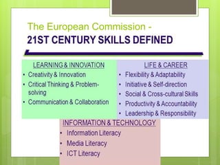 The European Commission -
century skills
 