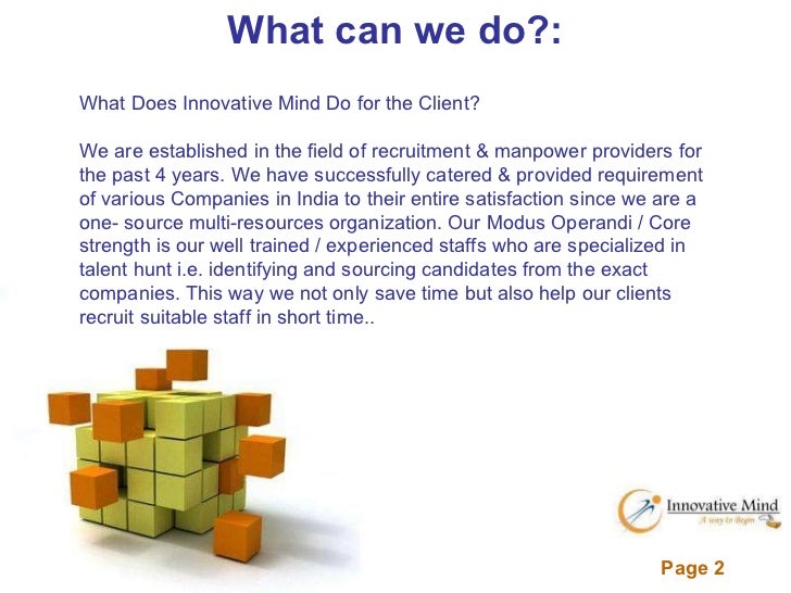 innovative mind ppt