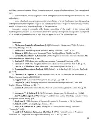 Innovative Processes in the Global Economy: Drivers of Development | PDF
