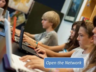 Open the Network
 