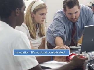 Innovation: It’s not that complicated
 