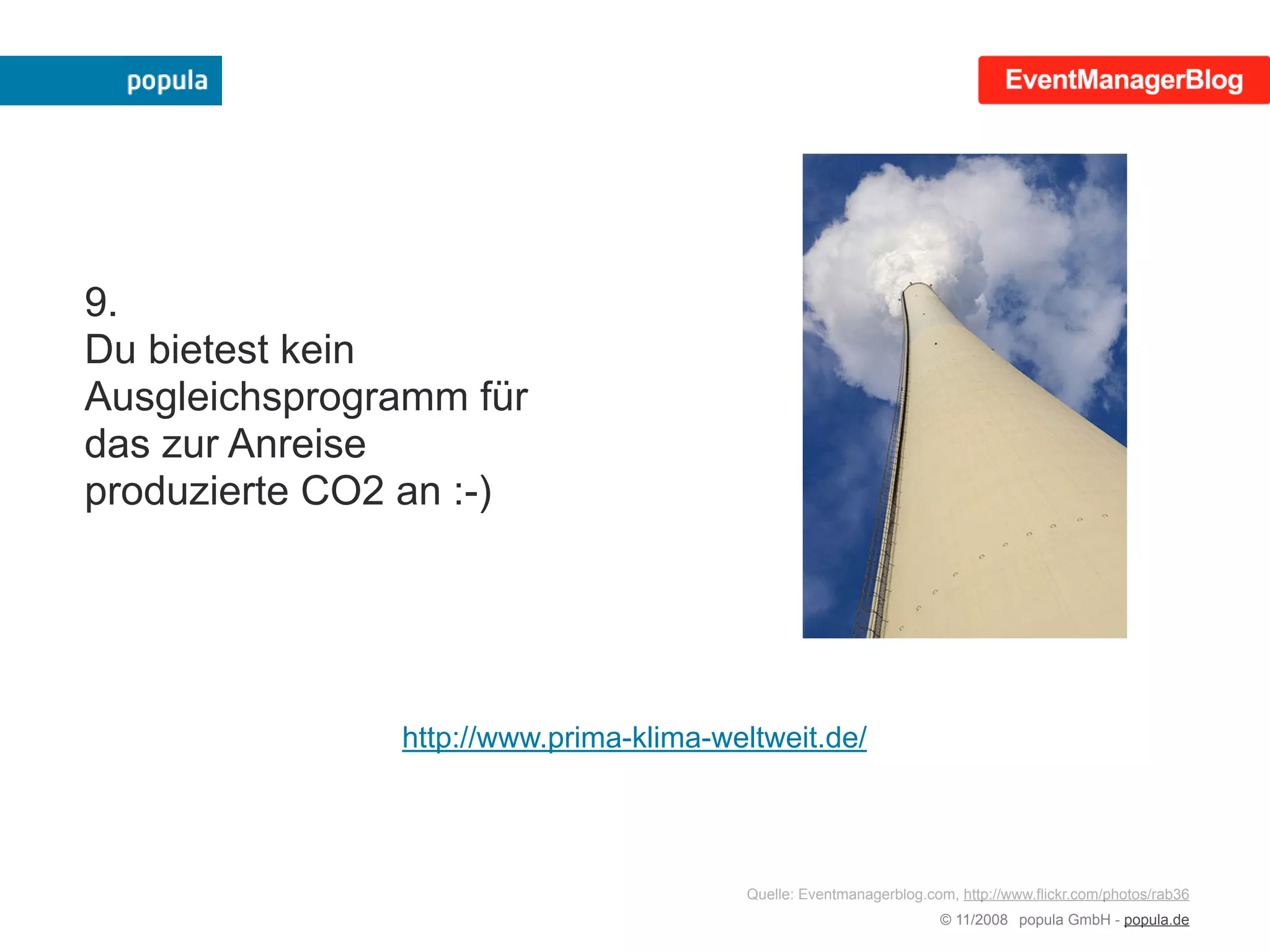 Mehr Erfolg mit der eigenen Veranstaltung!