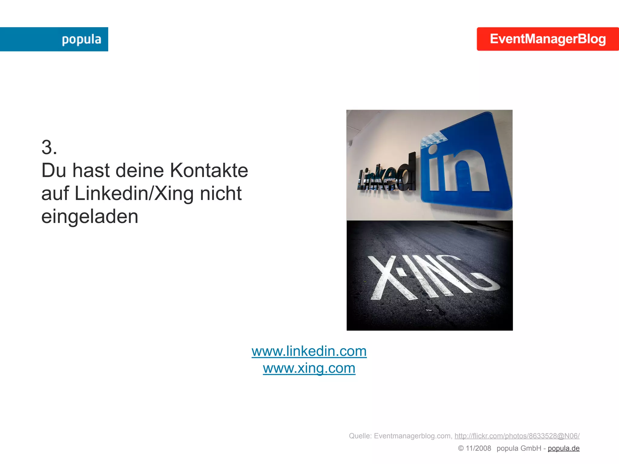 Mehr Erfolg mit der eigenen Veranstaltung!