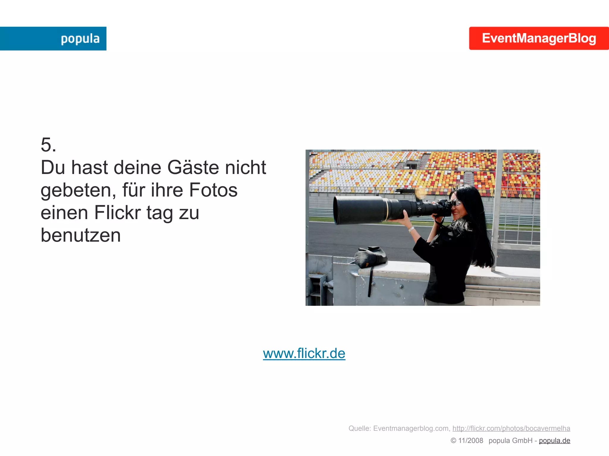 Mehr Erfolg mit der eigenen Veranstaltung!