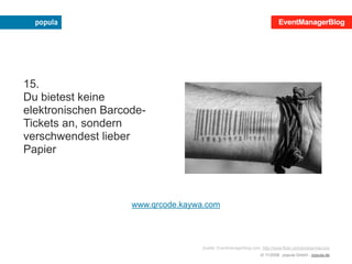 Mehr Erfolg mit der eigenen Veranstaltung!