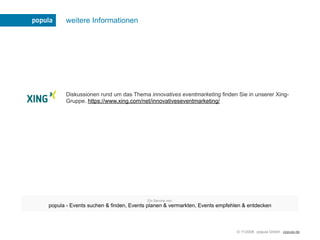 Mehr Erfolg mit der eigenen Veranstaltung!
