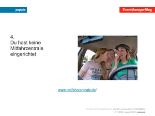 Mehr Erfolg mit der eigenen Veranstaltung!