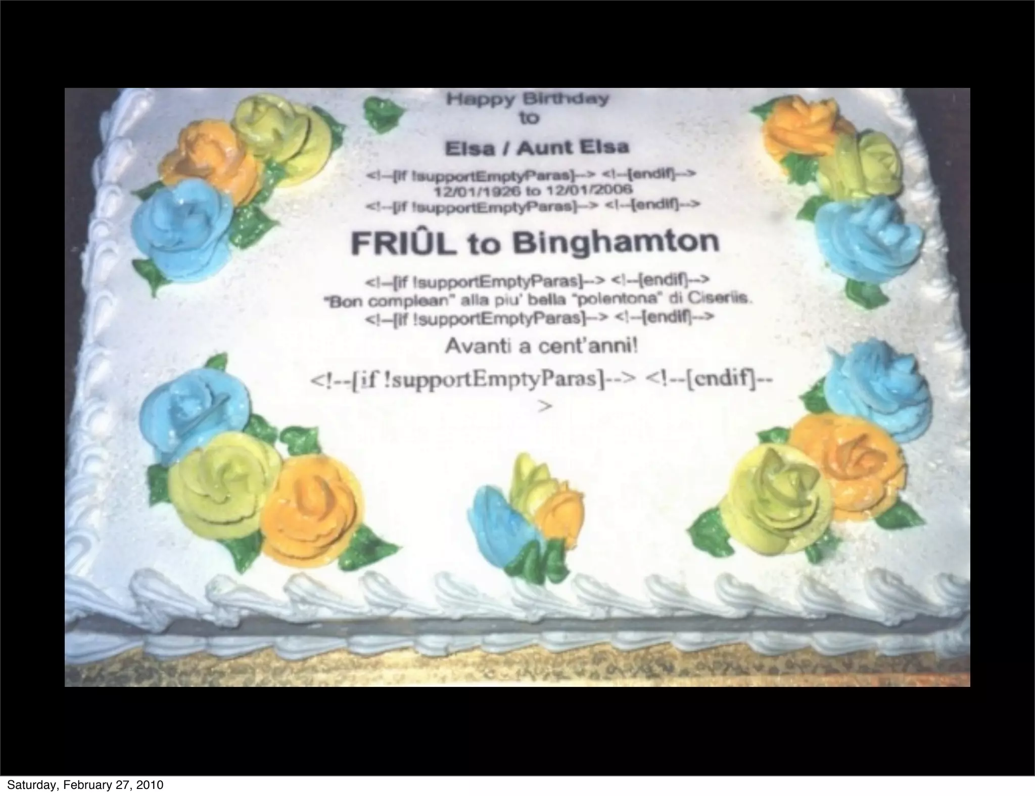 Saturday, February 27, 2010
 