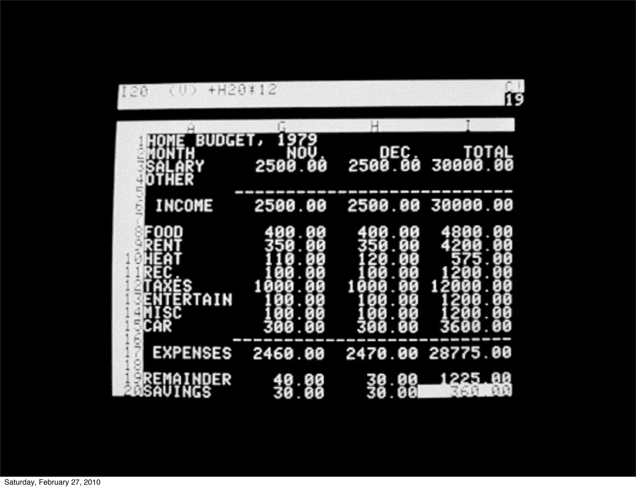 Saturday, February 27, 2010
 