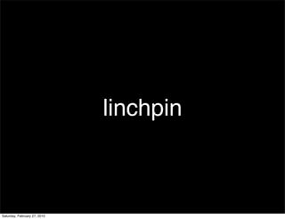 linchpin



Saturday, February 27, 2010
 