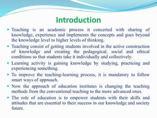 Innovative teaching learninig methods | PPTX