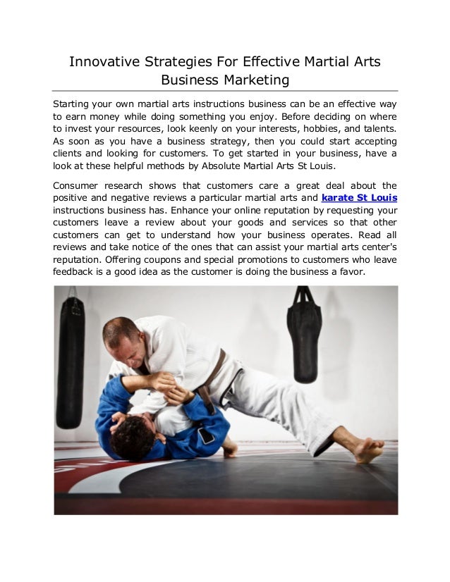 Innovative strategies for effective martial arts business marketing