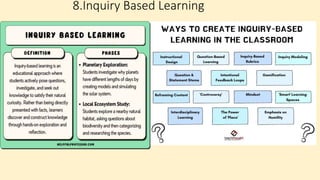 8.Inquiry Based Learning
 