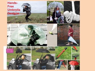 Innovative umbrellas