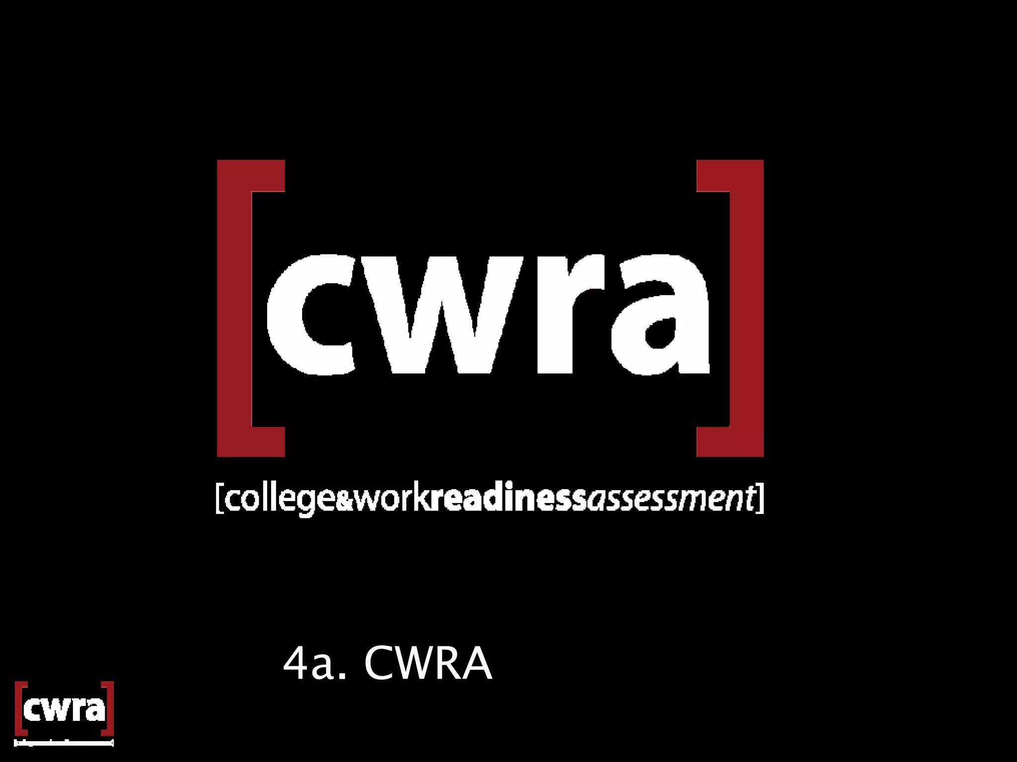 4a. CWRA
 