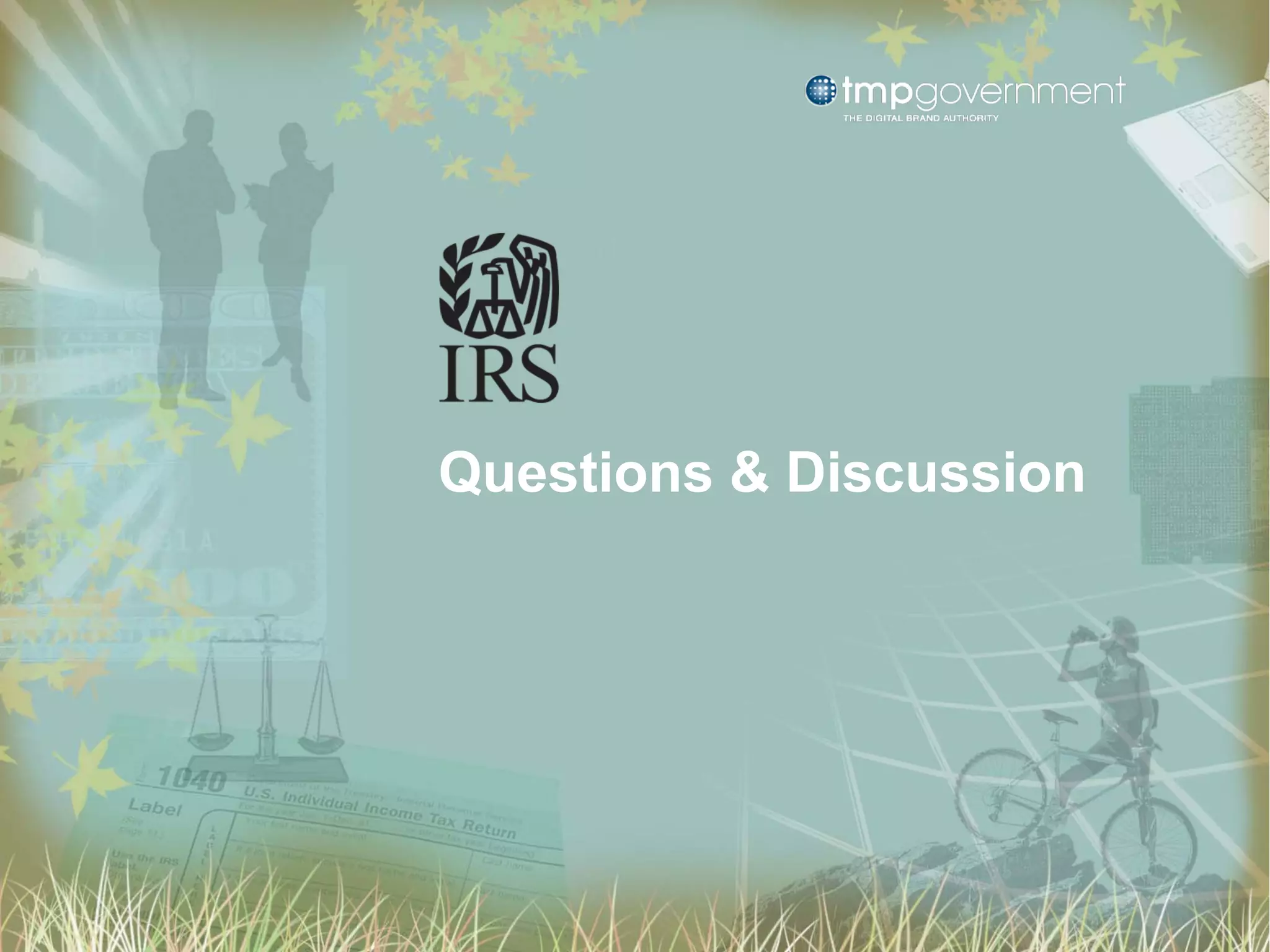 Questions & Discussion
 