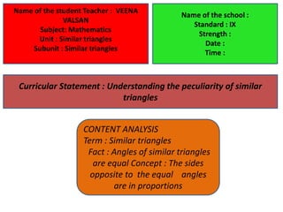 Subunit Math Innovative lesson plan | PPTX