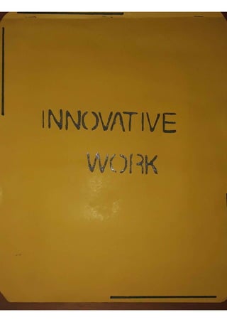 innovative work - sem 3
