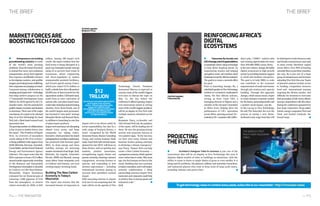 — P.5P.4 — THE INNOVATOR
THE BRIEF THE BRIEF
Entrepreneurs are building
groundbreaking solutions to some
of the world’s mo...