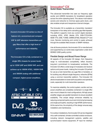 Innovator cx brochure | PDF