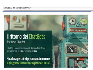 23
NOVITA’ O EVOLUZIONE?
 