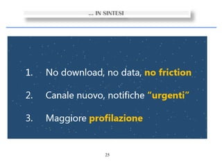 25
… IN SINTESI
 