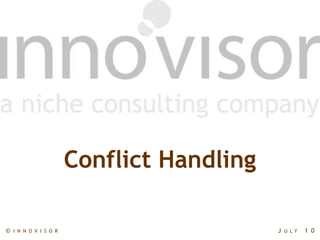 Conflict Handling 
