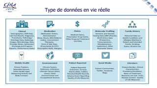 Type de données en vie réelle
 