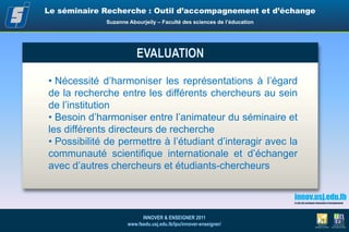 Master Recherche en Sciences de l’éducation,