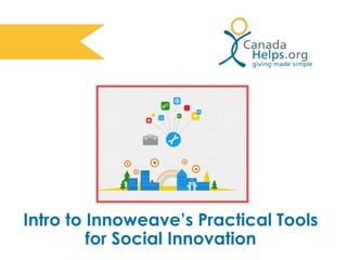Intro to Innoweave’s Practical Tools
for Social Innovation
 