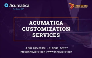 Acumatica Customization Services