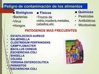 inocuidad y peligros en los alimentos Enero 2018.ppt