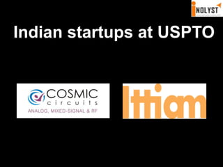 Indian startups at USPTO