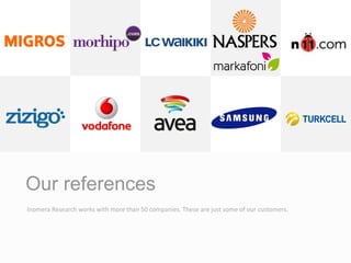 Our references
Inomera Research works with more than 50 companies. These are just some of our customers.
 